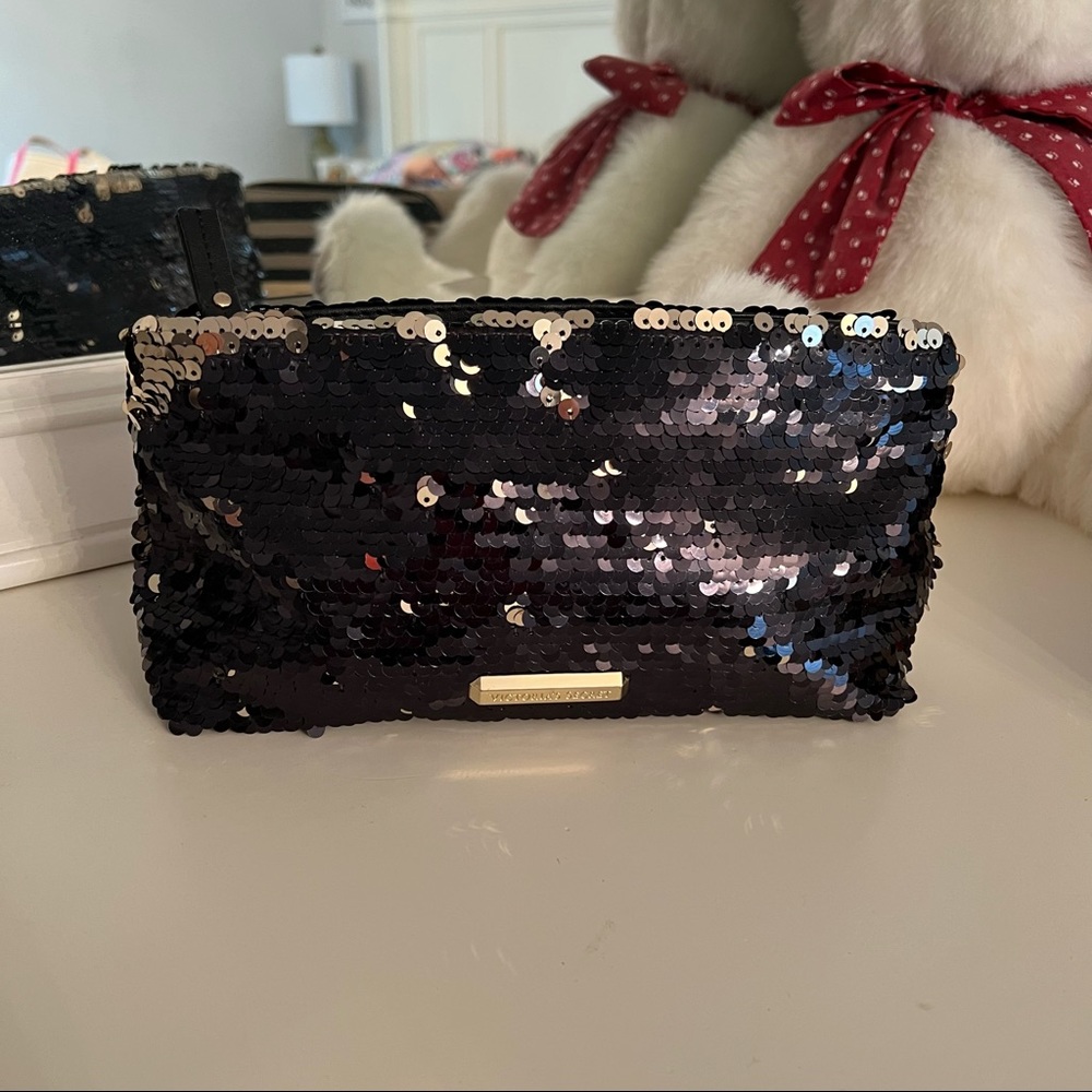 Victoria’s Secret sequin cosmetic bag bling new